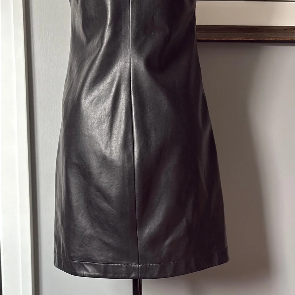 Bailey 44 Black collared Shirt Dress with snap buttons - Picture 9 of 13
